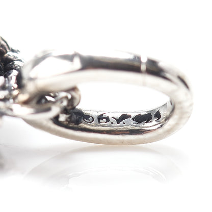 David Yurman Sterling Silver Black Onyx Heart Charm Pendant 3 of 3