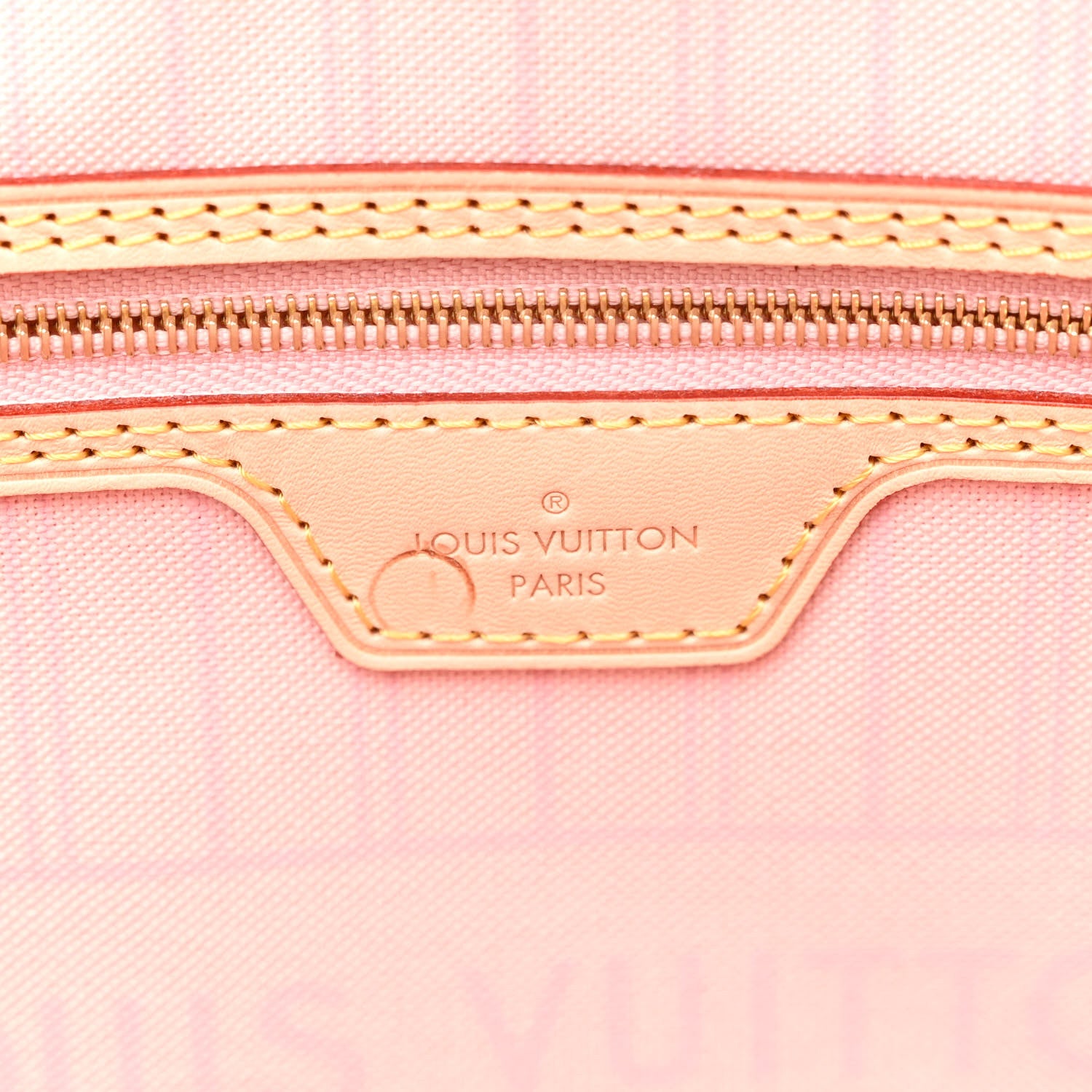 Louis Vuitton Damier Azur Neo Neverfull MM Rose Ballerine 7 of 10