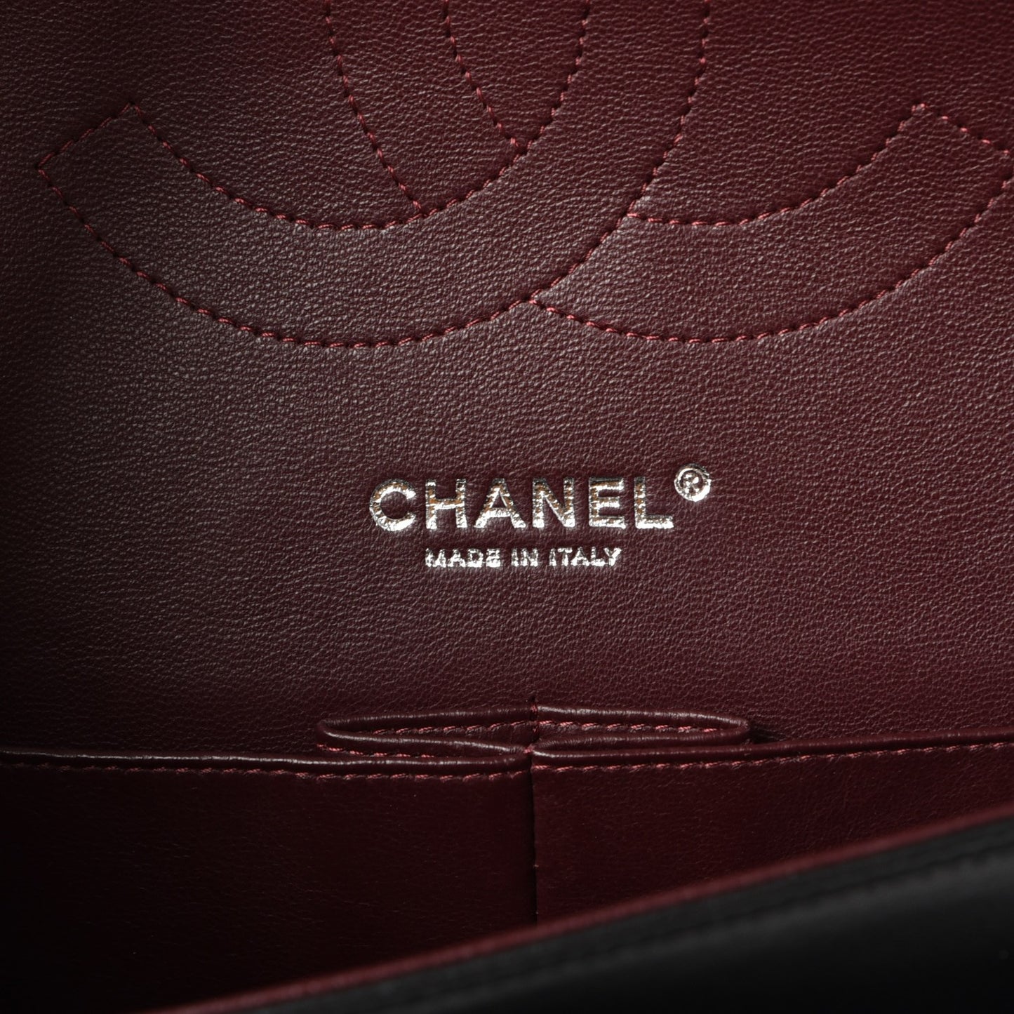 Lambskin Quilted Jumbo Double Flap Black