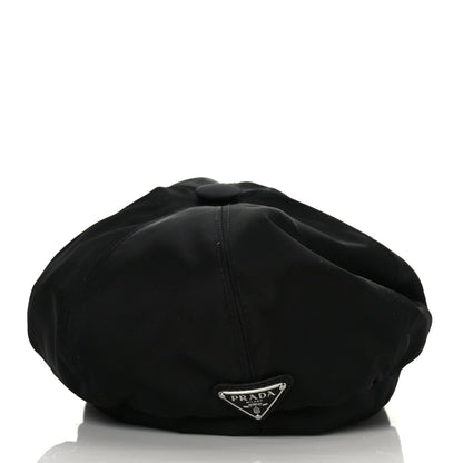 Prada Re-Nylon Womens Newsboy Hat M Black 5 of 7