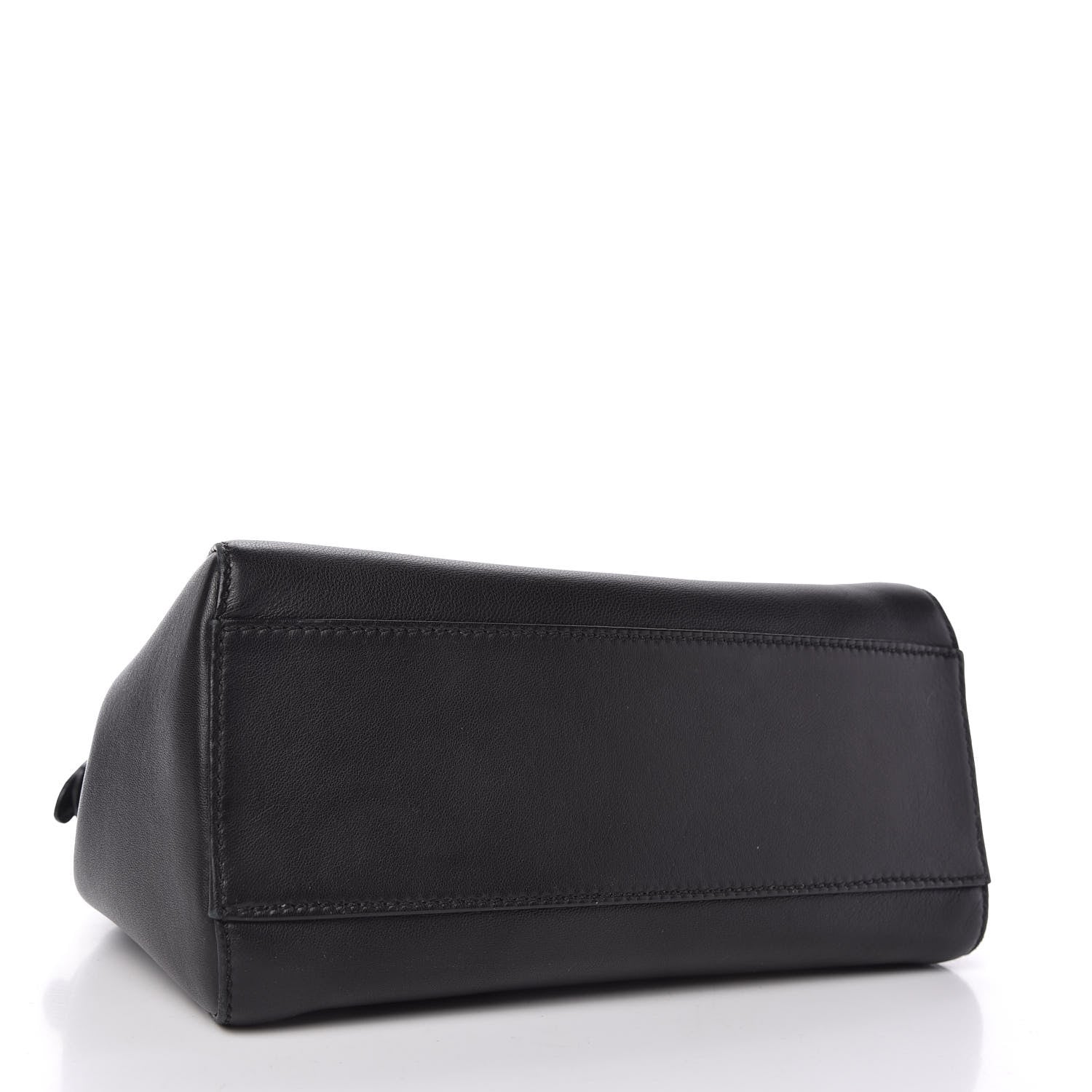 Fendi Nappa Mini Peekaboo Iconic Satchel Black 4 of 9