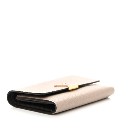 Louis Vuitton Taurillon Capucines Compact Wallet Galet 4 of 11