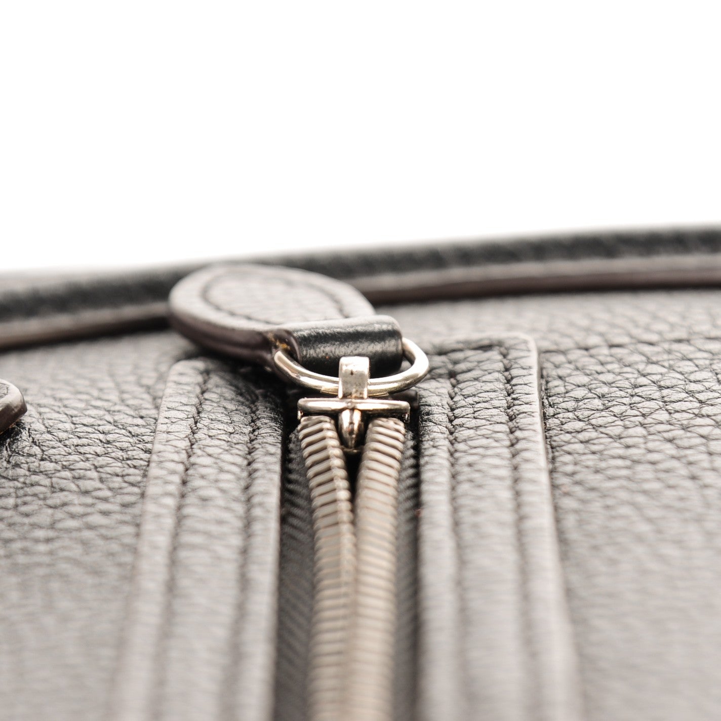 Celine Drummed Calfskin Nano Luggage Black 7 of 7