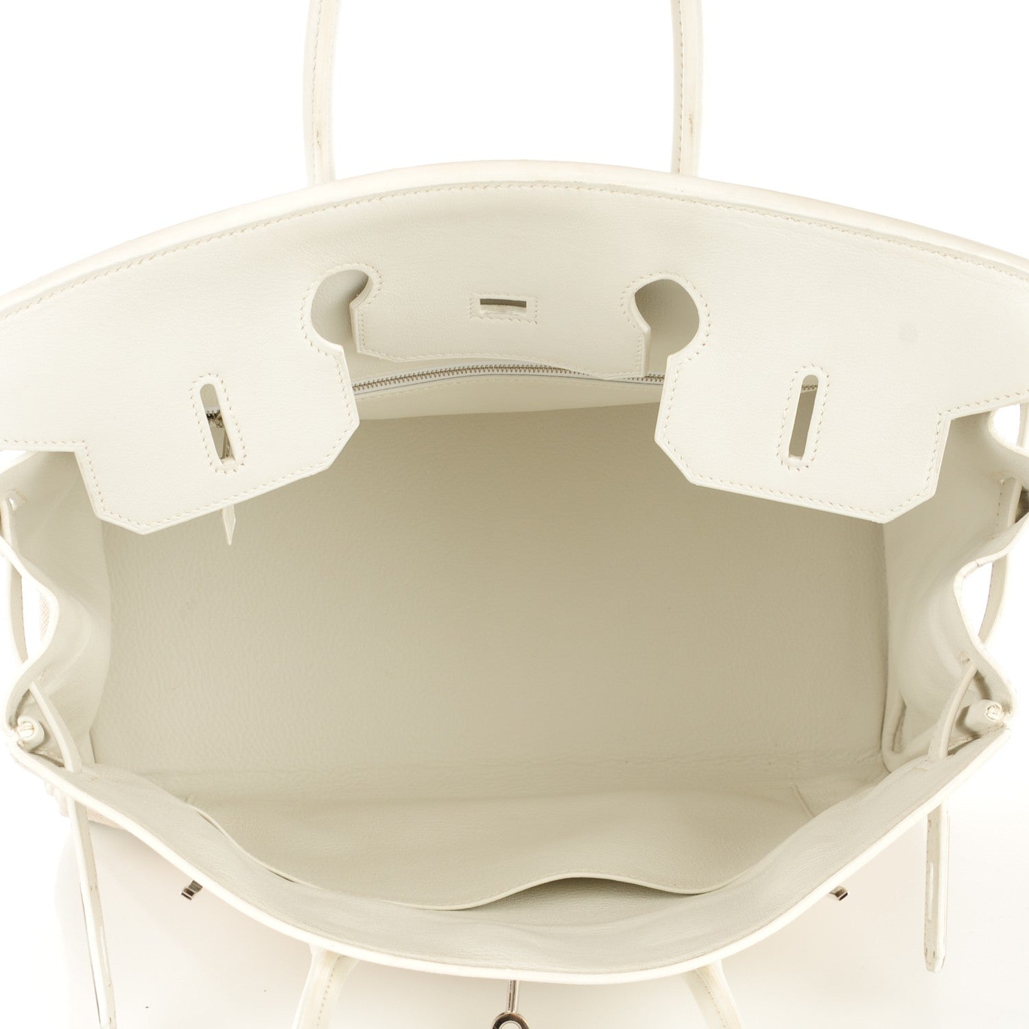 Hermes Toile Swift Birkin 35 White 8 of 17