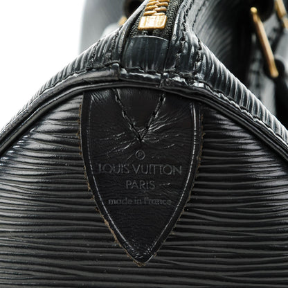 Louis Vuitton Epi Speedy 25 Black 6 of 8