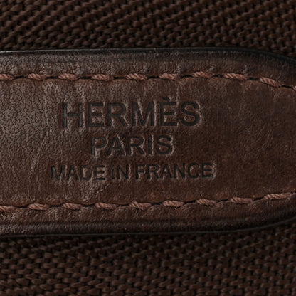 Hermes Toile Sac De Pansage Groom Bleu Navy Feu 7 of 11