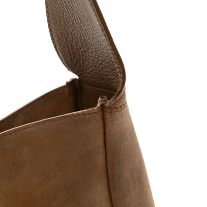 Saint Laurent Suede Large Le 5 A 7 Soft Hobo Golden Leaf 15 of 17