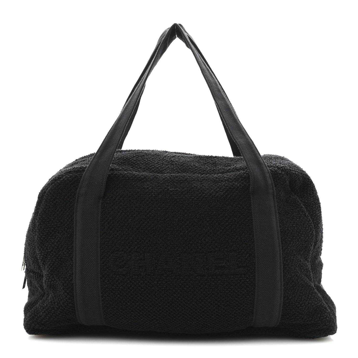 Chanel Terry Cotton CC Beach Duffel Towel Set Black 2 of 11