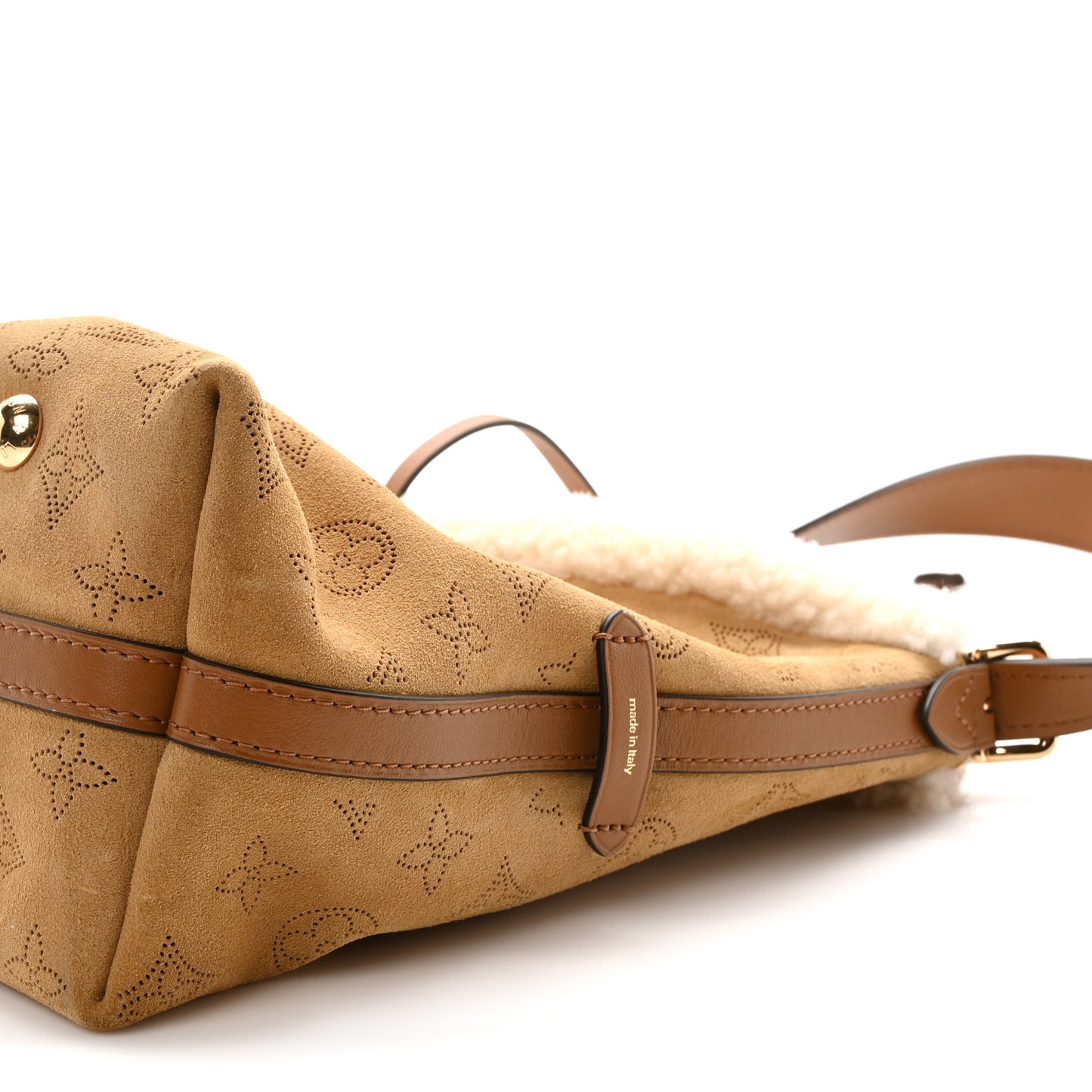 Suede Mahina CarryAll PM Beige