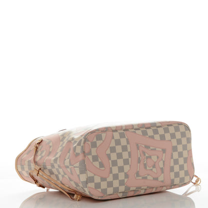 Louis Vuitton Damier Azur Tahitienne Neverfull MM 4 of 8