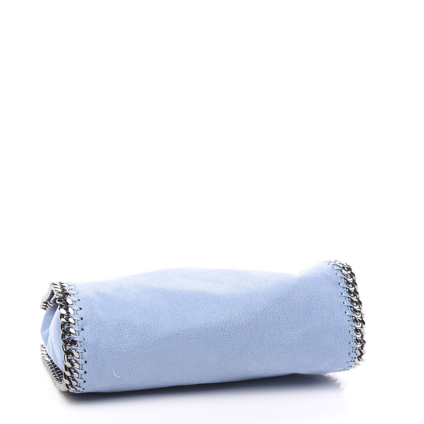 Shaggy Deer Mini Falabella Fold Over Tote Light Blue