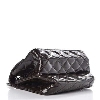 Chanel Patent Quilted Small Accordion 2.55 Reissue Flap Dark Brown 4 of 11