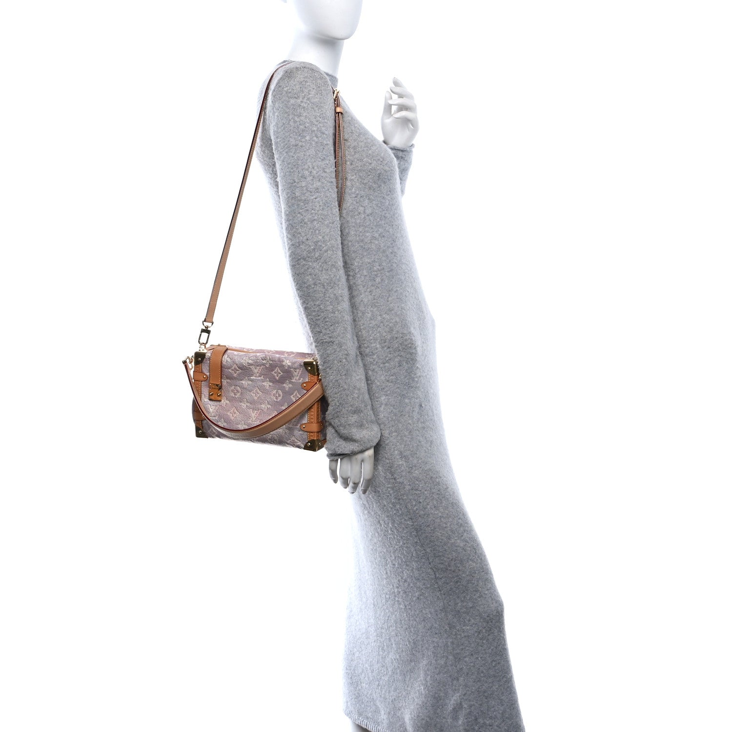 Louis Vuitton Monoglam Side Trunk Rose 2 of 10