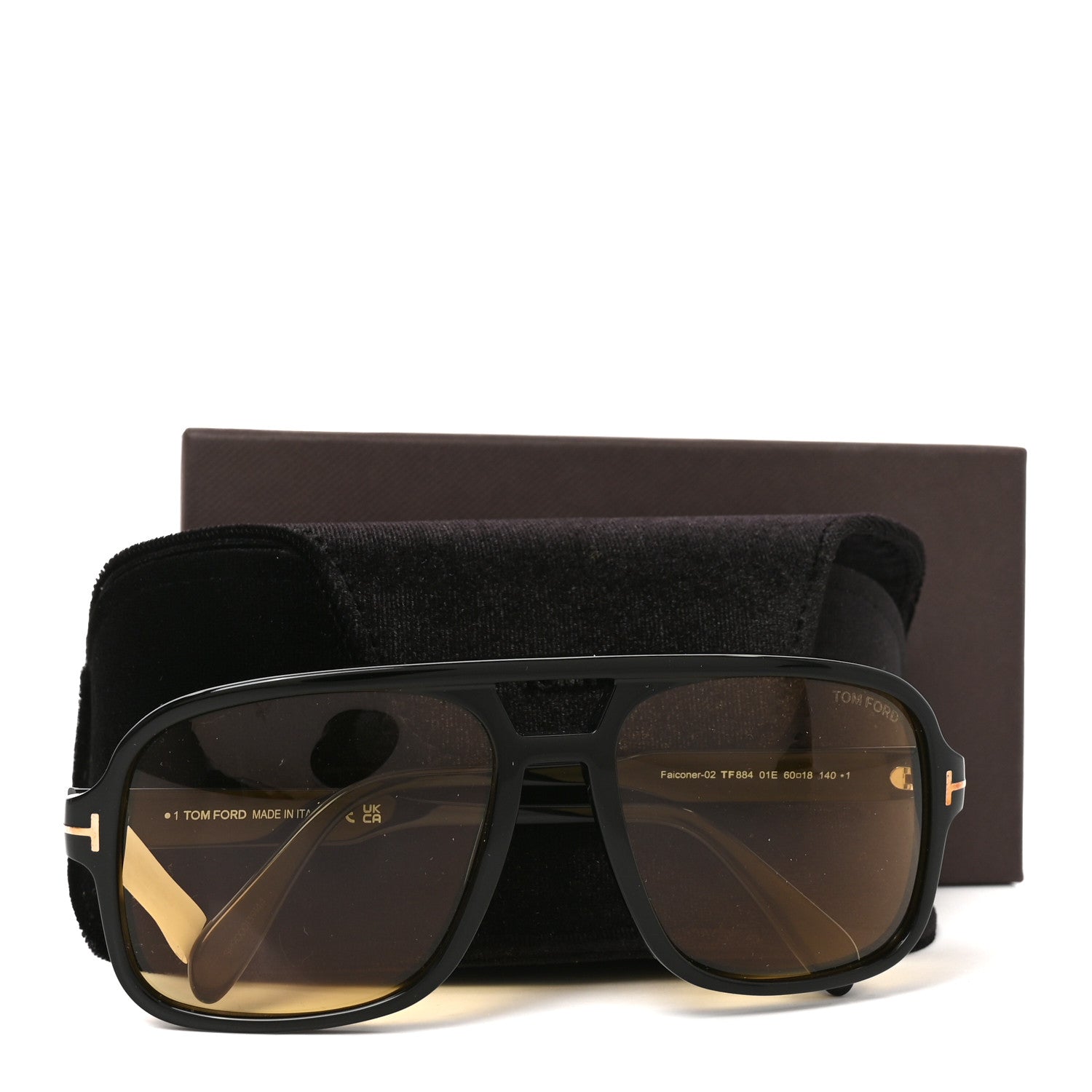 Tom Ford Faiconer-02 TF884 Sunglasses Black 7 of 7