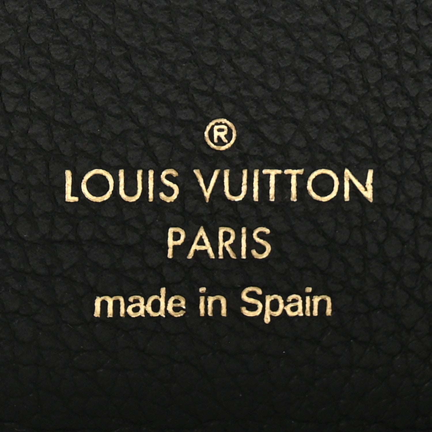 Louis Vuitton Grained Calfskin Monogram Double V Compact Wallet Black 6 of 10