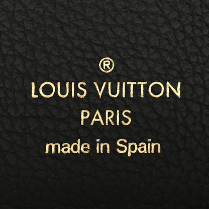 Louis Vuitton Grained Calfskin Monogram Double V Compact Wallet Black 6 of 10