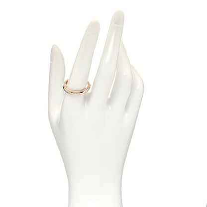 Tiffany Platinum 18K Rose Gold 4mm Together Milgrain Wedding Band Ring 60 9 2 of 6