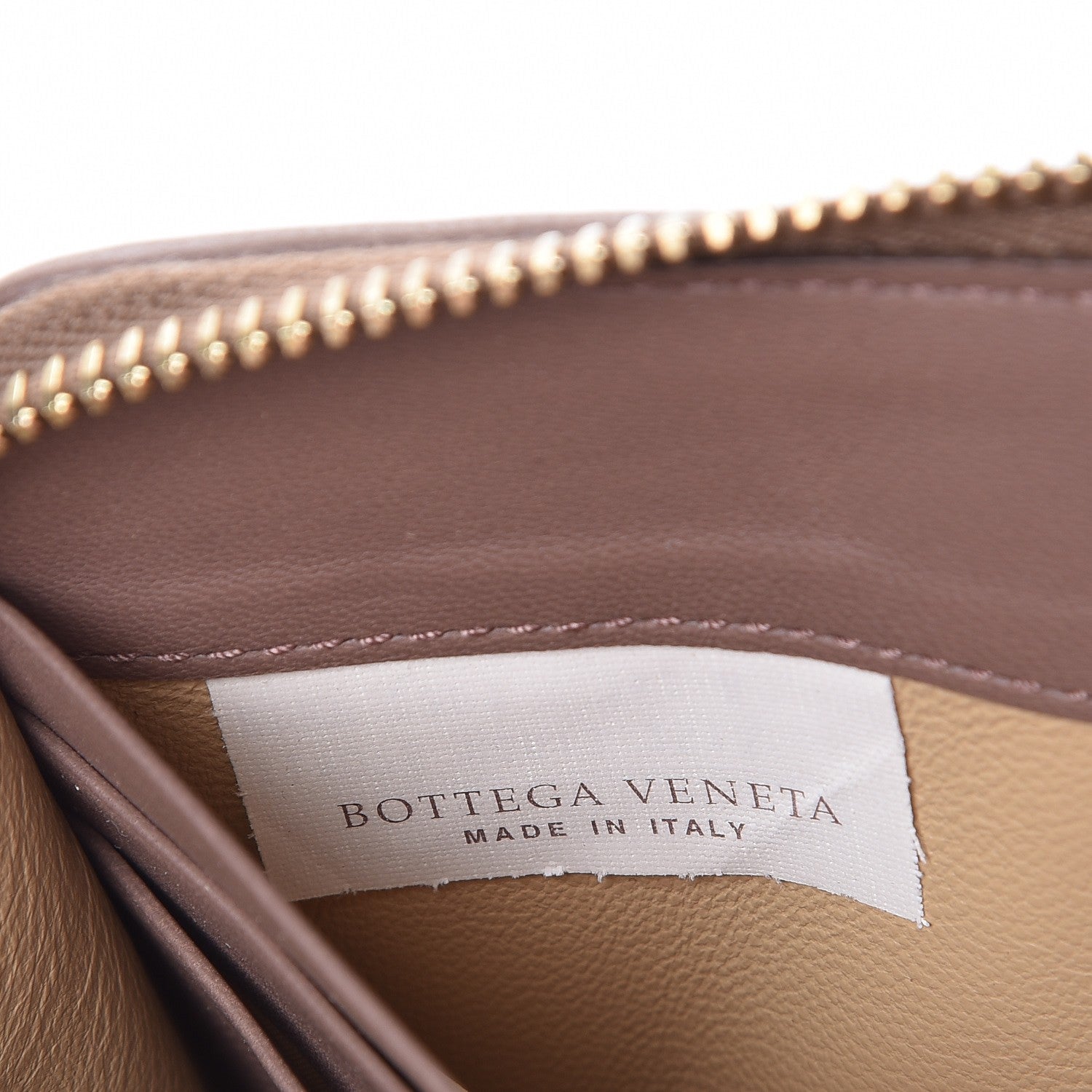 Bottega Veneta Nappa Intrecciato Zip Around Wallet Elephant 7 of 9