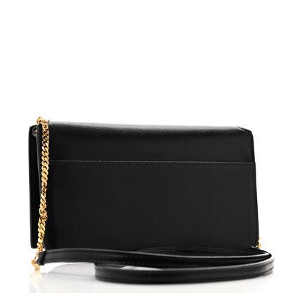 Saint Laurent Smooth Calfskin Monogram Phone Holder Crossbody Black 3 of 12