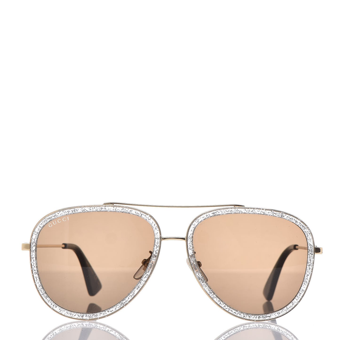 Glitter Aviator Sunglasses GG0062S Silver