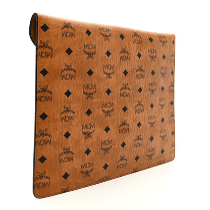 MCM Visetos Envelope Clutch Cognac 3 of 6