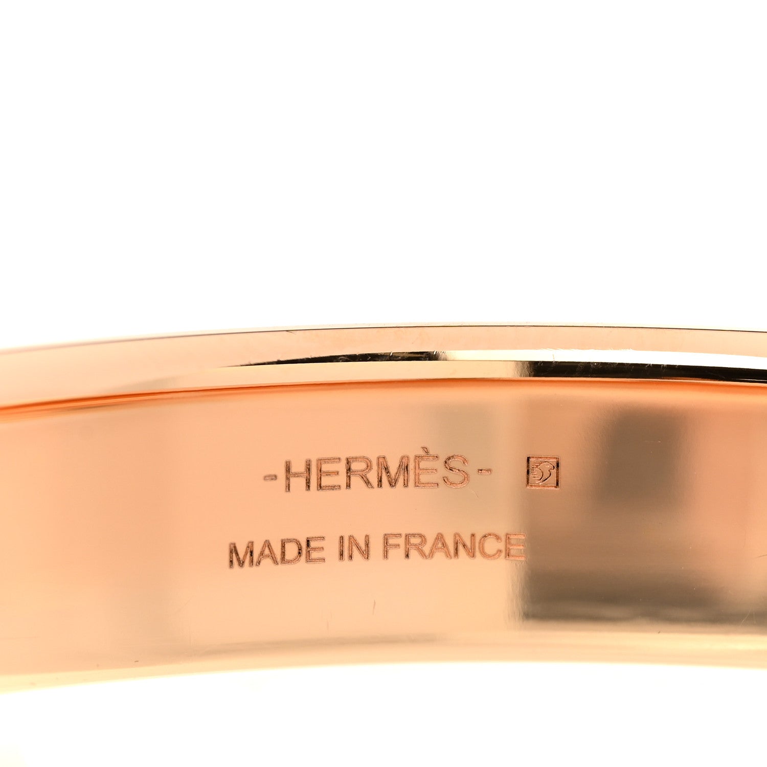Hermes Epsom Olympe Bracelet T2 Brown 4 of 4