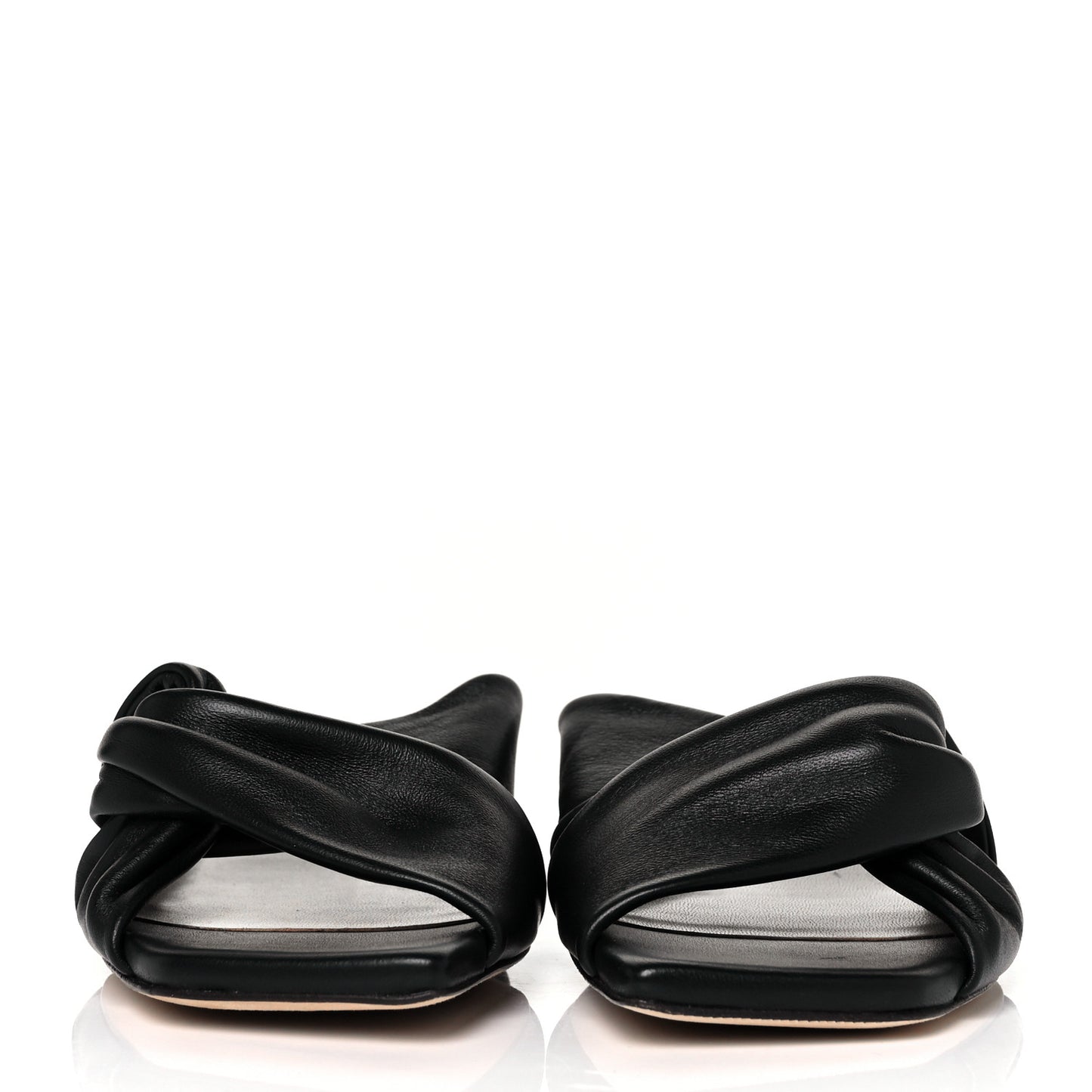 Nappa Narisa Flat Sandals 36 Black