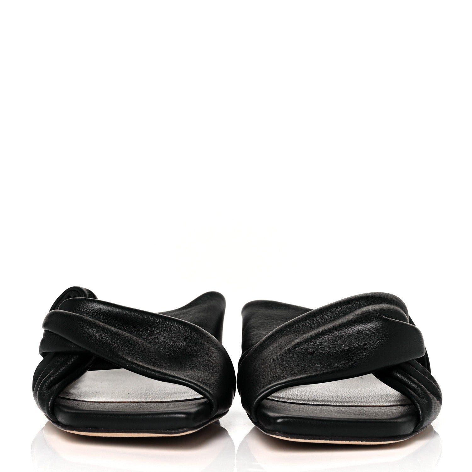 Jimmy Choo Nappa Narisa Flat Sandals 36 Black 2 of 8