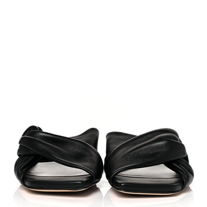 Jimmy Choo Nappa Narisa Flat Sandals 36 Black 2 of 8