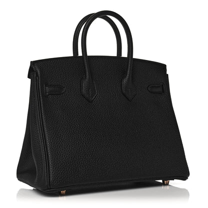 Hermes Togo Birkin 25 Black 3 of 35