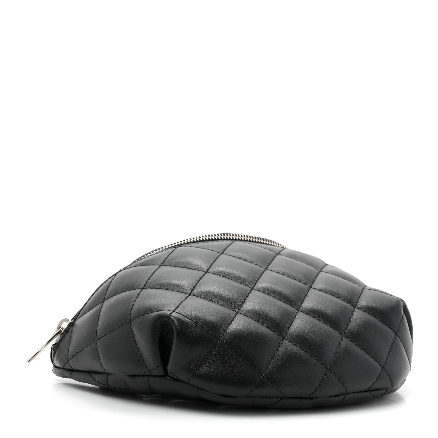 Chanel Calfskin Quilted Waist Belt Bag Black 4 of 11