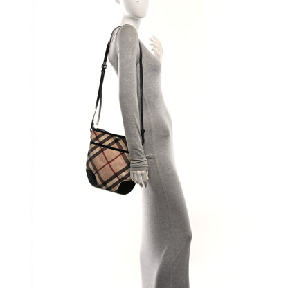 Burberry Supernova Check Small Dryden Crossbody Bag Black 2 of 9
