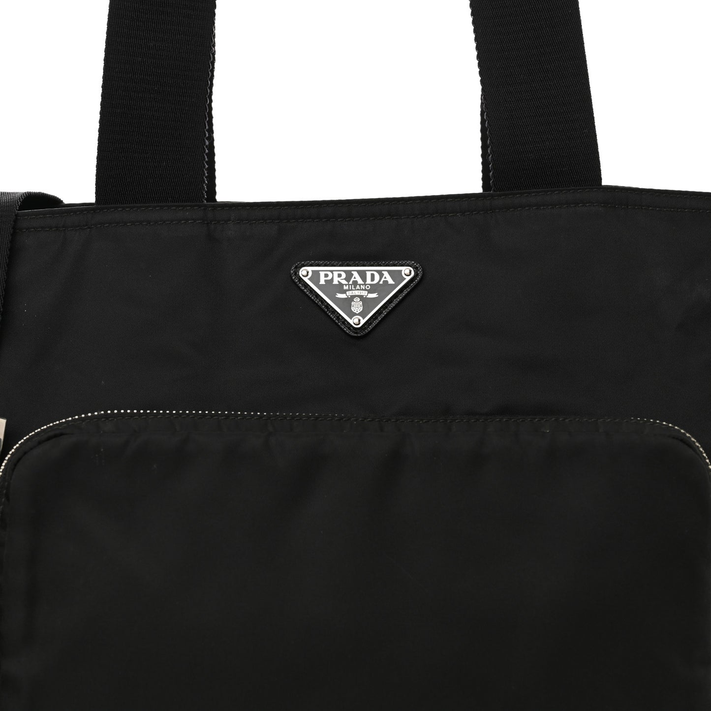 Tessuto Nylon Diaper Bag Black