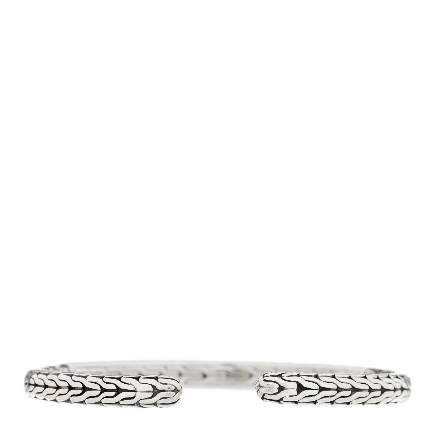 John Hardy JOHN HARDY Sterling Silver 18K Yellow Gold Classic Chain Flex Cuff Bracelet 2 of 4