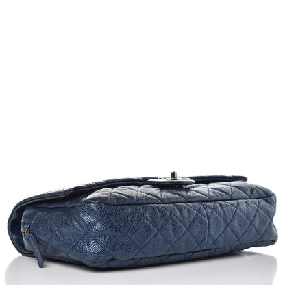 Chanel Iridescent Caviar Quilted Large Chic Flap Blue 4 of 15