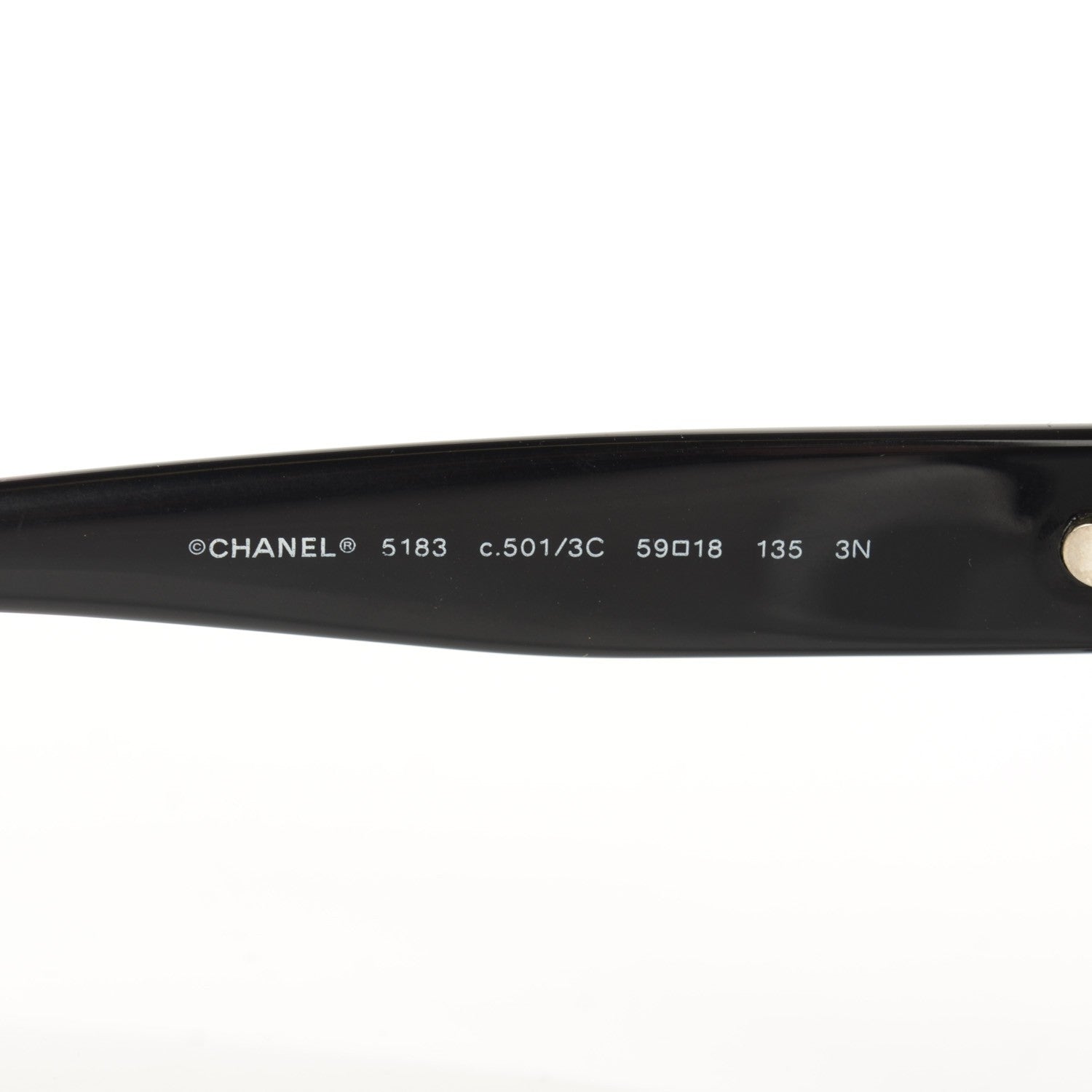 Chanel CC Sunglasses 5183 Black 3 of 6