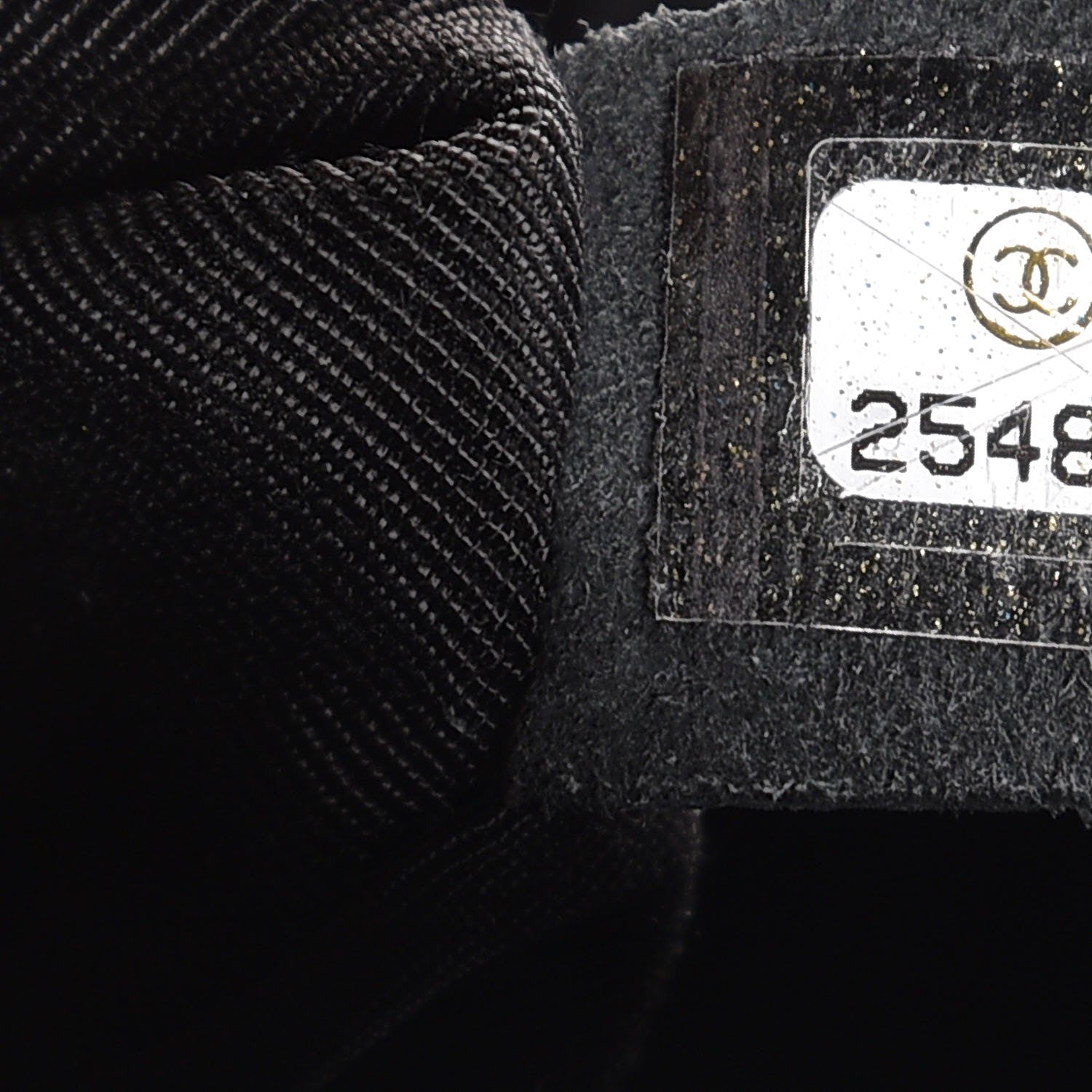 Chanel Caviar Chevron Quilted Large Puffy CC Flap Black 7 of 7