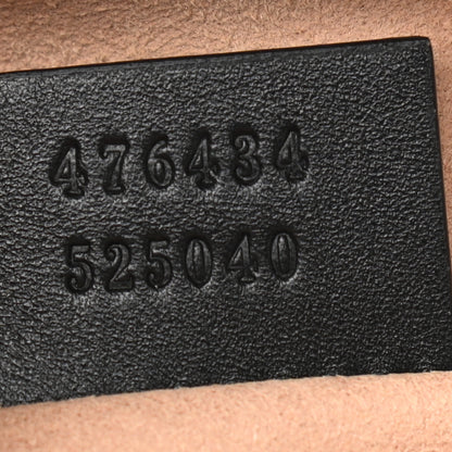 Gucci Calfskin Matelasse GG Marmont Belt Bag 85 34 Black 7 of 10
