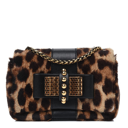 Christian Louboutin Calf Hair Leopard Print Sweet Charity Crossbody Bag 1 of 7