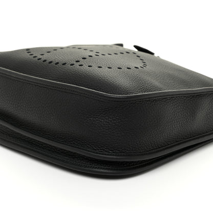 Hermes Taurillon Clemence Evelyne III PM Black 9 of 11