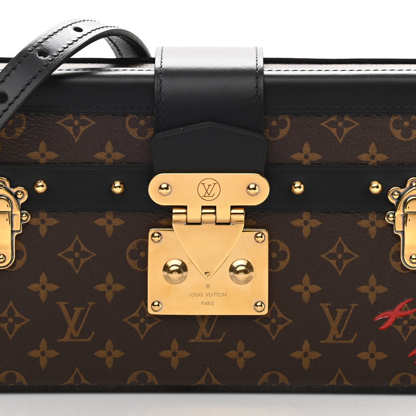 Monogram Petite Malle East West Black