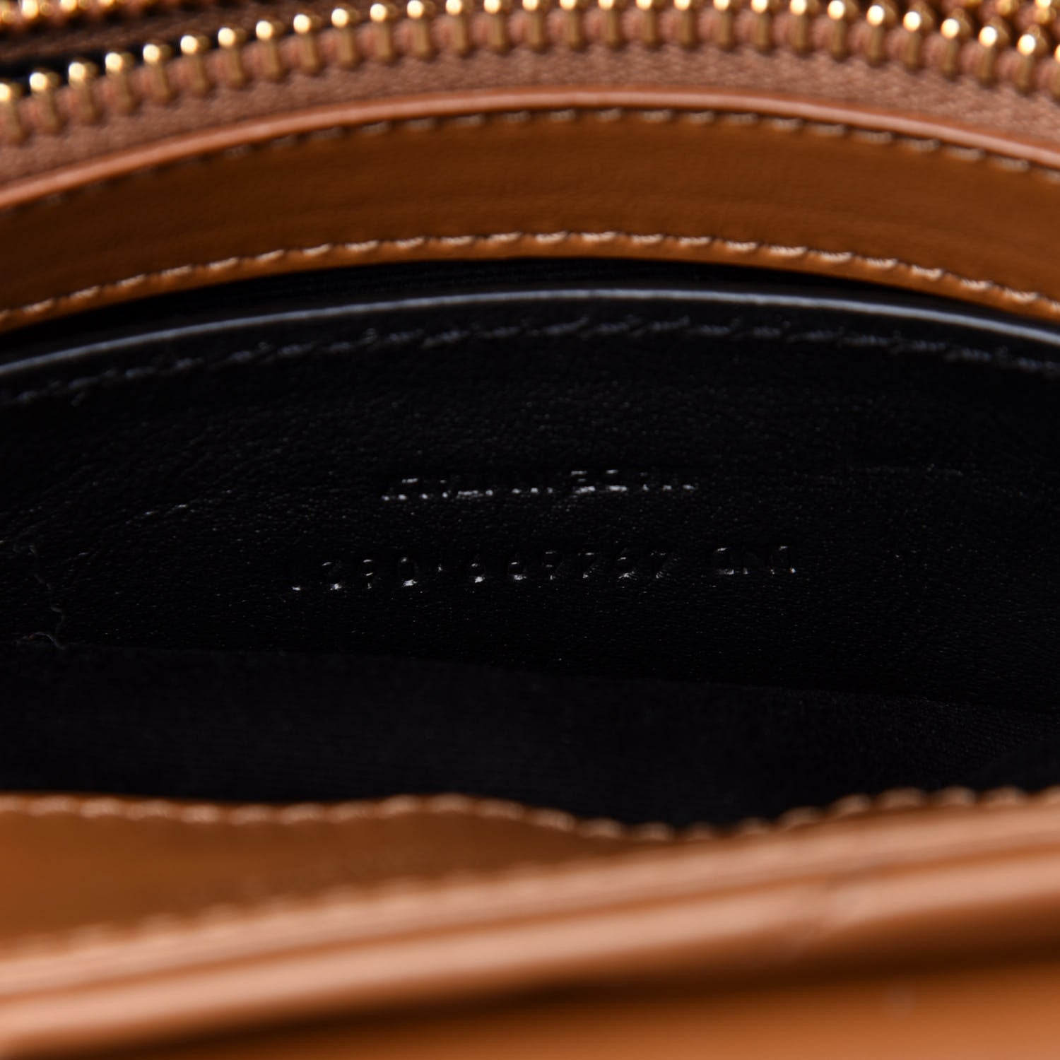 Saint Laurent Calfskin Y Quilted Monogram Small Loulou Chain Satchel Dark Natural 8 of 11