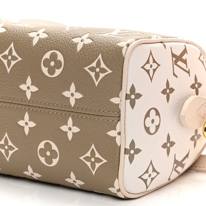 Louis Vuitton Empreinte Monogram Spring in the City Speedy Bandouliere 20 Kaki Beige Cream 9 of 11