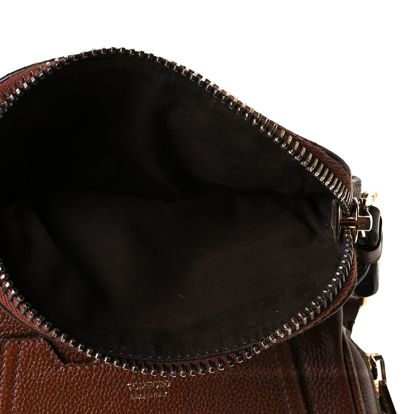 Pebbled Calfskin Mini Jennifer Crossbody Bag Caramel