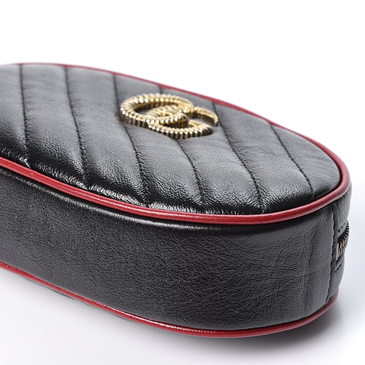 Calfskin Matelasse GG Marmont Belt Bag 95 38 Black