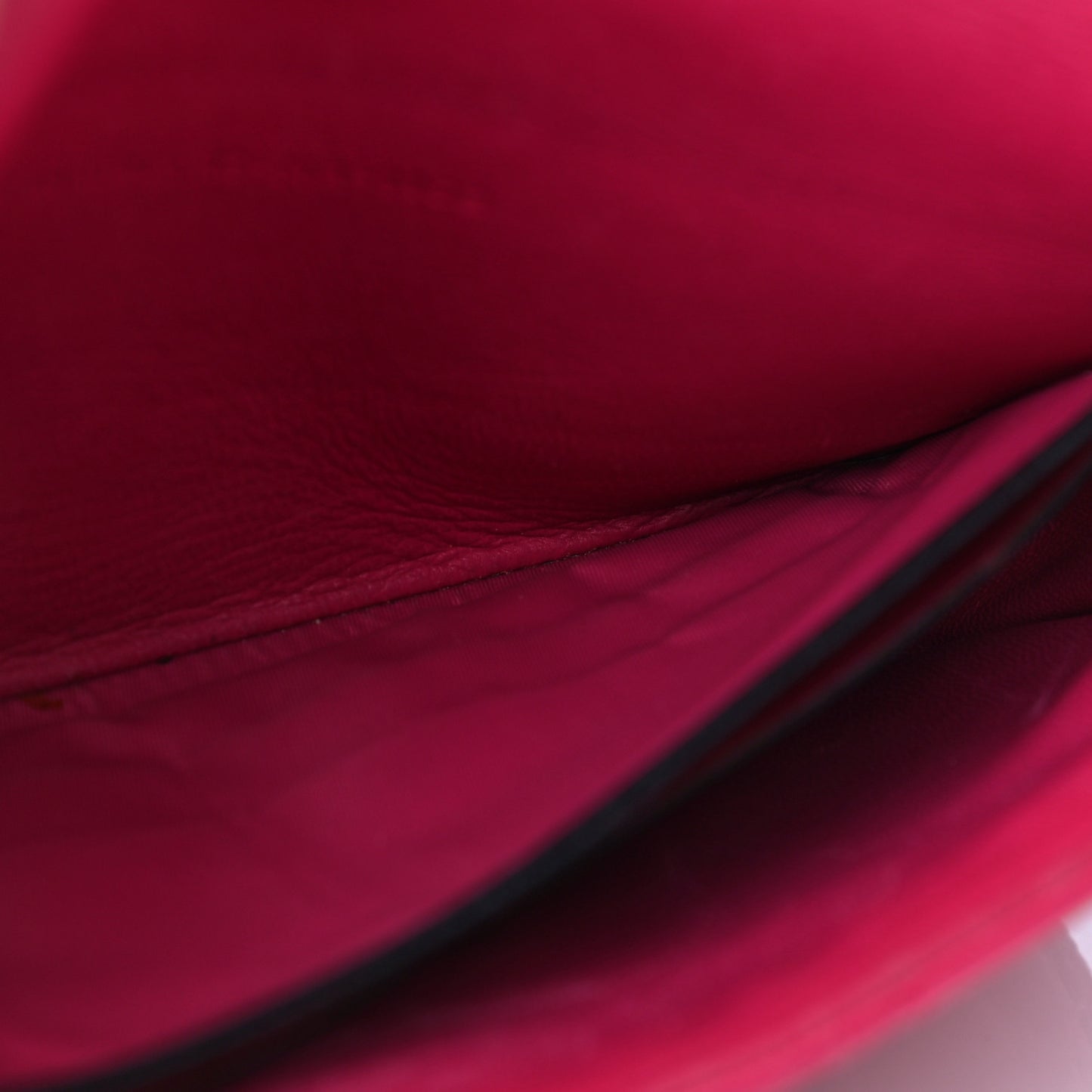 Lambskin Cannage Miss Dior Promenade Pouch Fuchsia