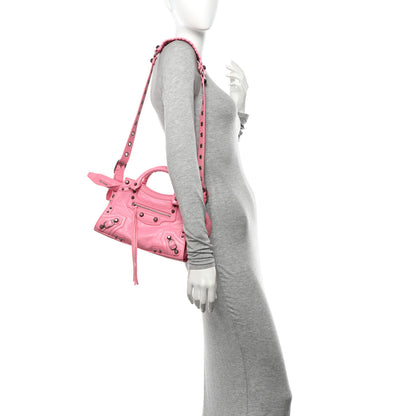 Balenciaga Agneau Arena Neo Cagole Handbag XS Sweet Pink 2 of 13