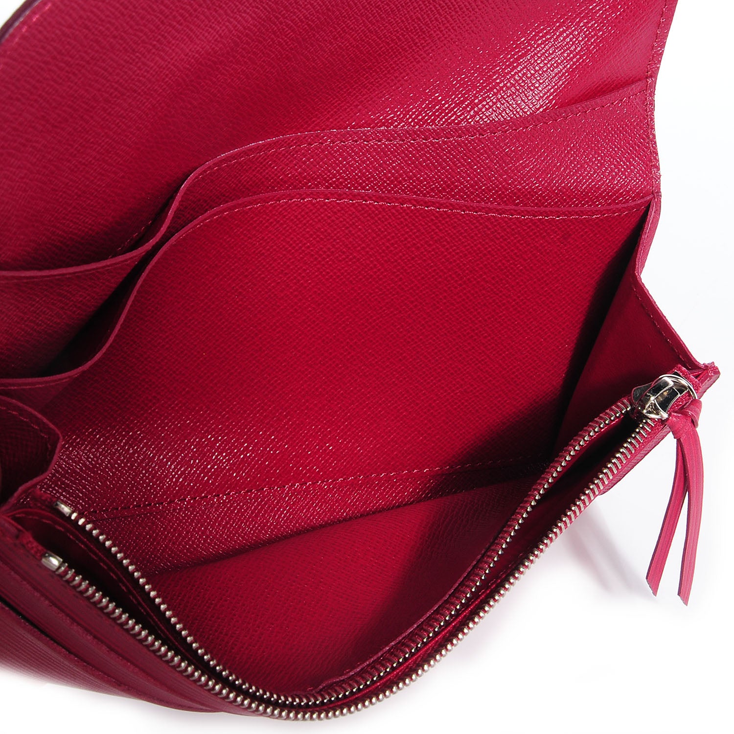 Louis Vuitton Epi Emilie Wallet Fuchsia 7 of 8