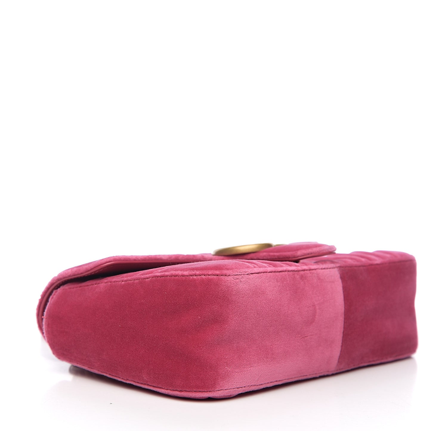 Velvet Matelasse Small GG Marmont Shoulder Bag Light Raspberry Rose