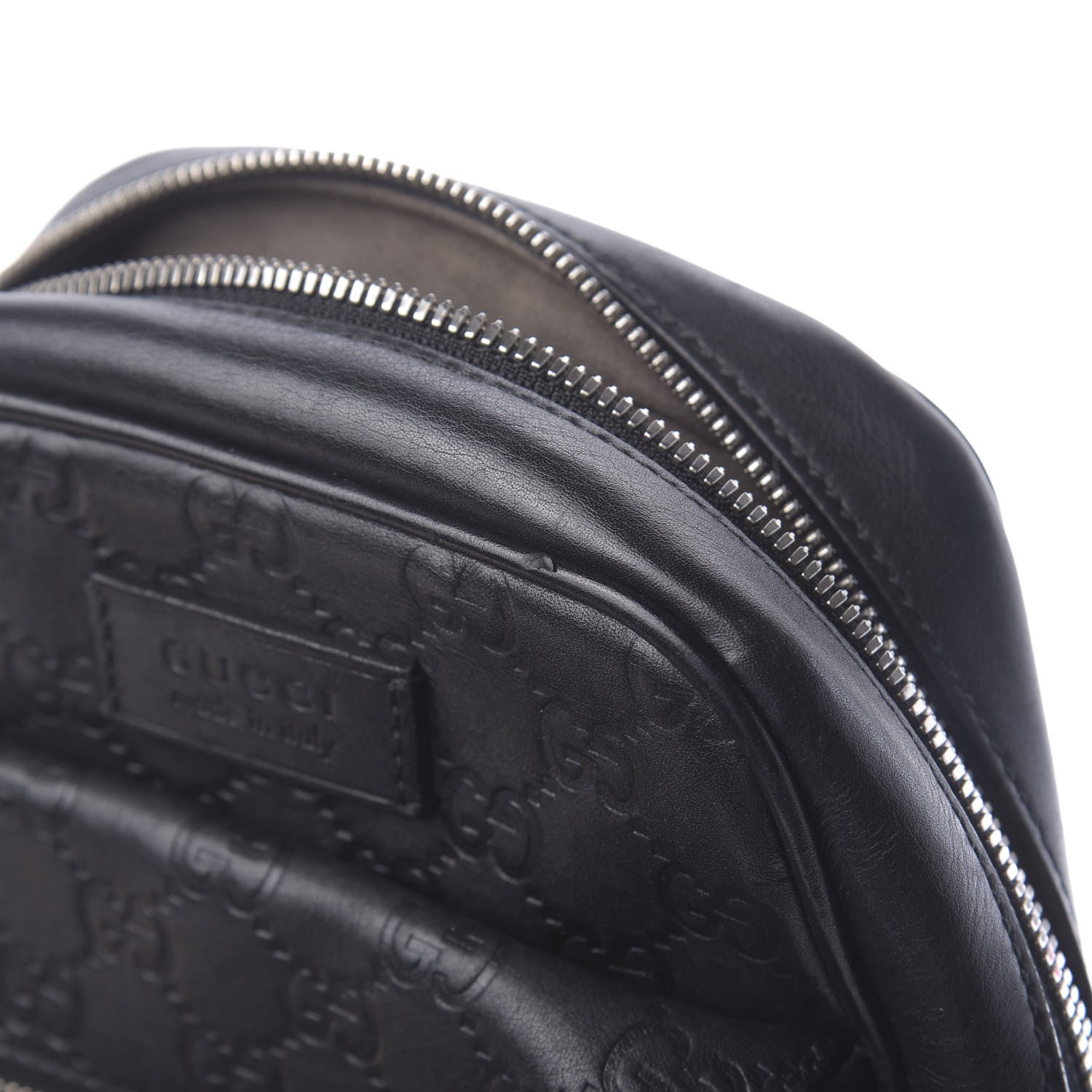Gucci Guccissima Sling Backpack Black 6 of 11